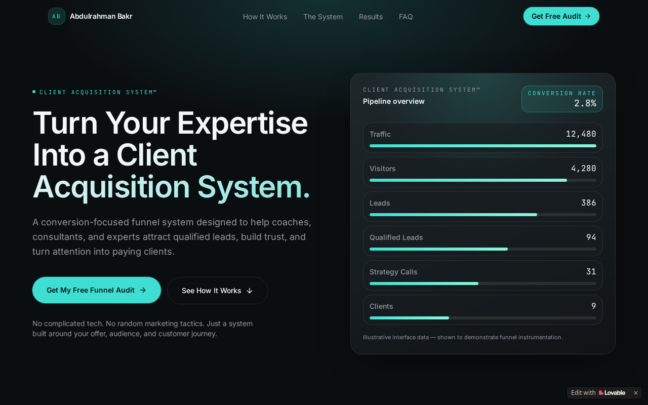 Client Acquisition System