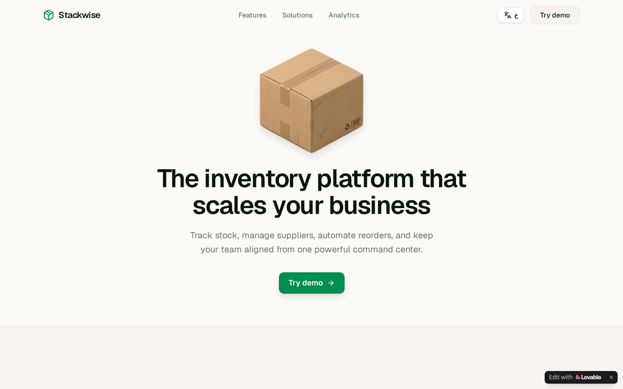 Inventory Tracker